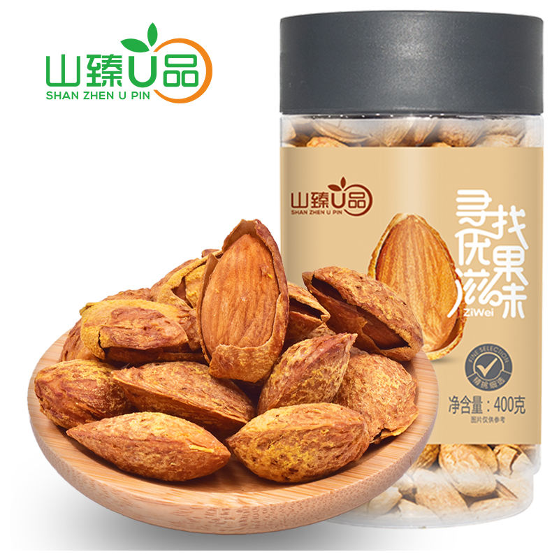 山臻U品巴旦木400g /罐